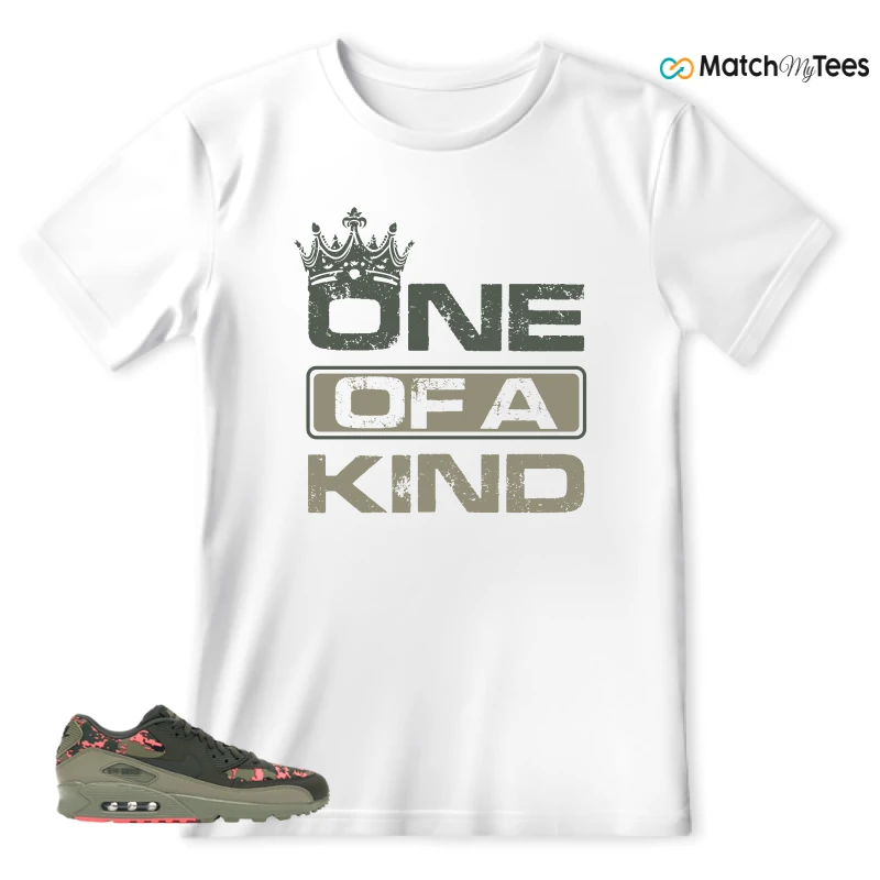 NIKE AIR MAX 90 DIGI CAMO OLIVE SNEAKER Matching Tees t-shirt