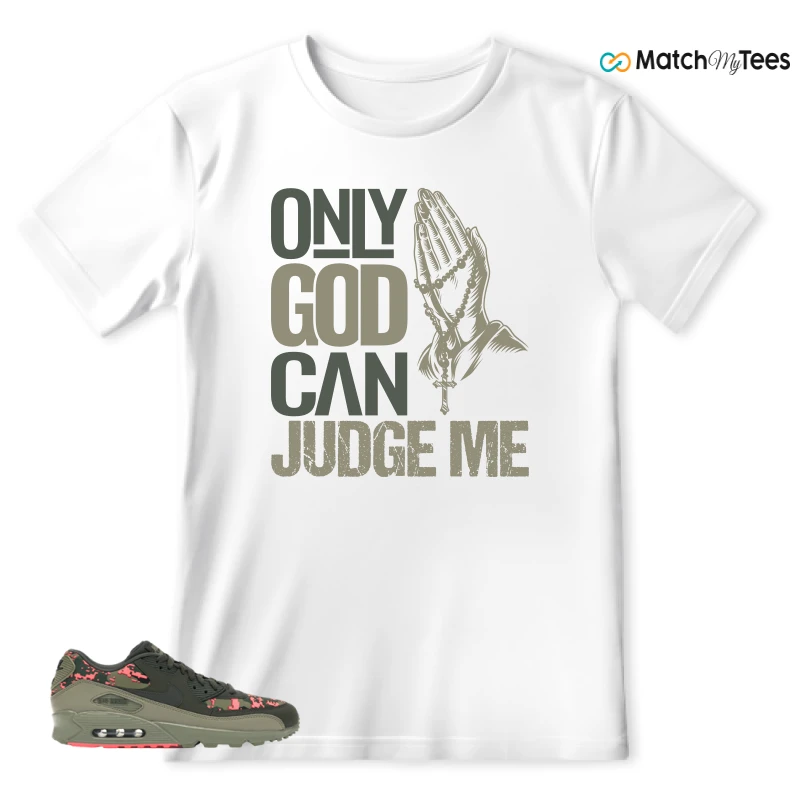 NIKE AIR MAX 90 DIGI CAMO OLIVE SNEAKER Matching Tees t-shirt