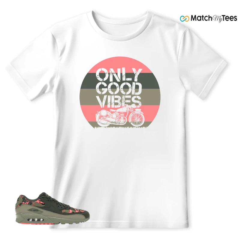 NIKE AIR MAX 90 DIGI CAMO OLIVE SNEAKER Matching Tees t-shirt