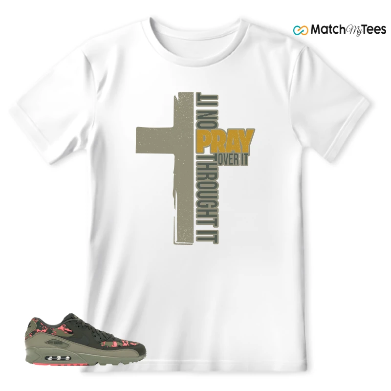 NIKE AIR MAX 90 DIGI CAMO OLIVE SNEAKER Matching Tees t-shirt