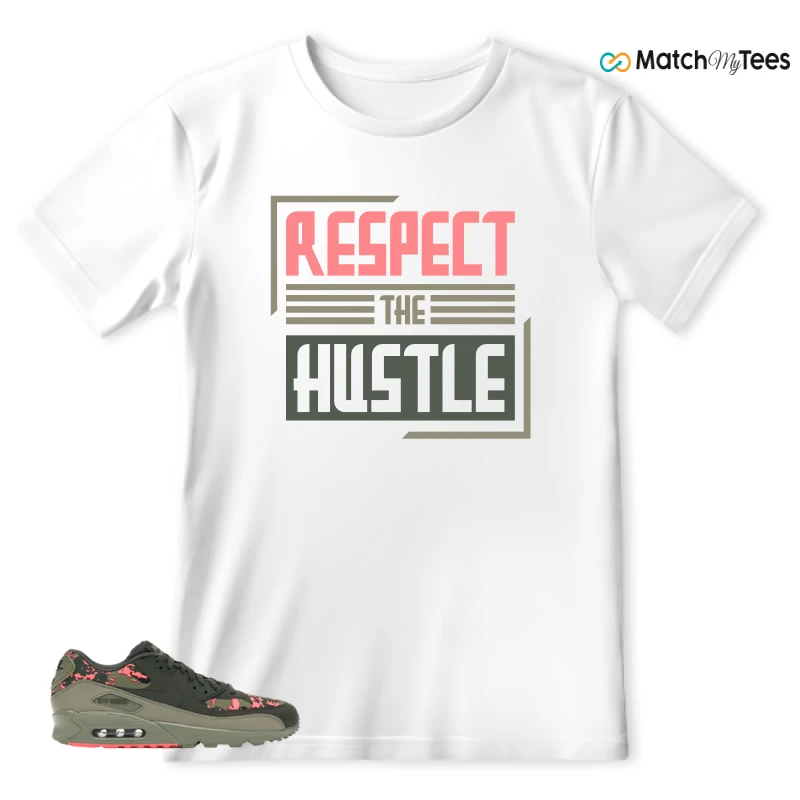 NIKE AIR MAX 90 DIGI CAMO OLIVE SNEAKER Matching Tees t-shirt