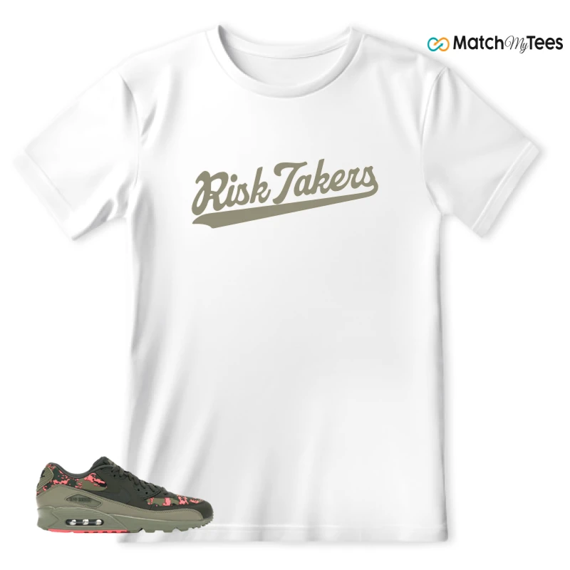 Risk Takers White matching T-shirt T-shirt