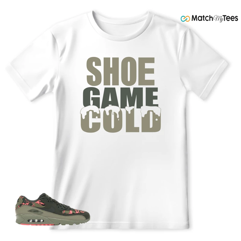 Shoe Game Cold White matching T-shirt T-shirt