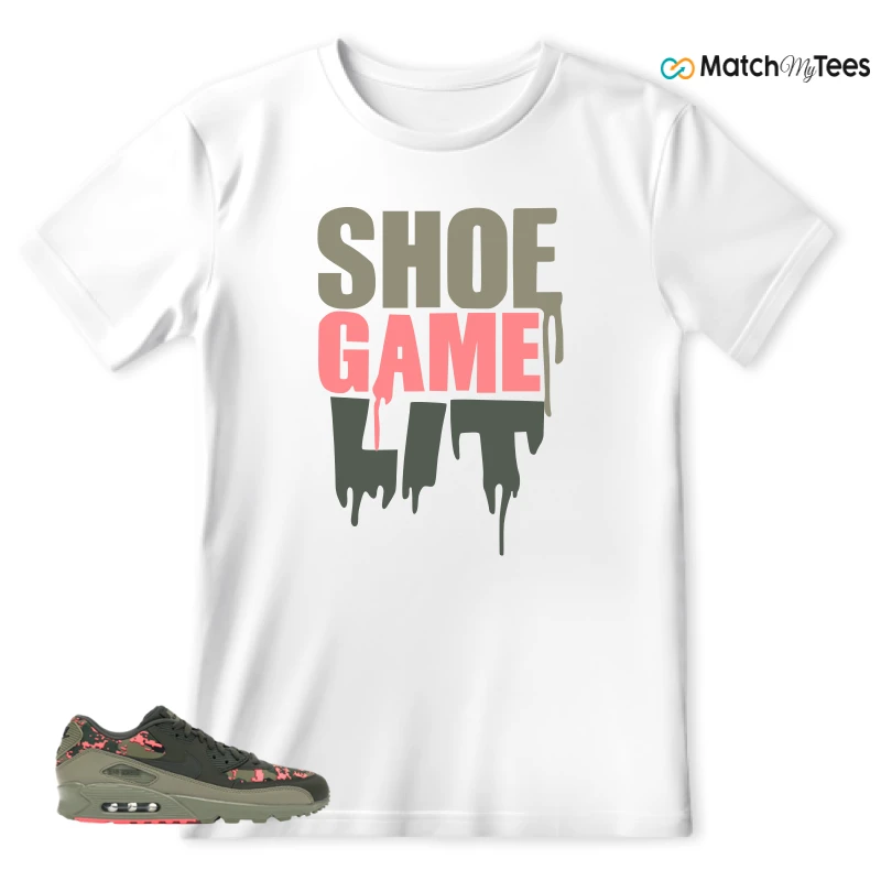 Shoe Game Lit White matching T-shirt T-shirt