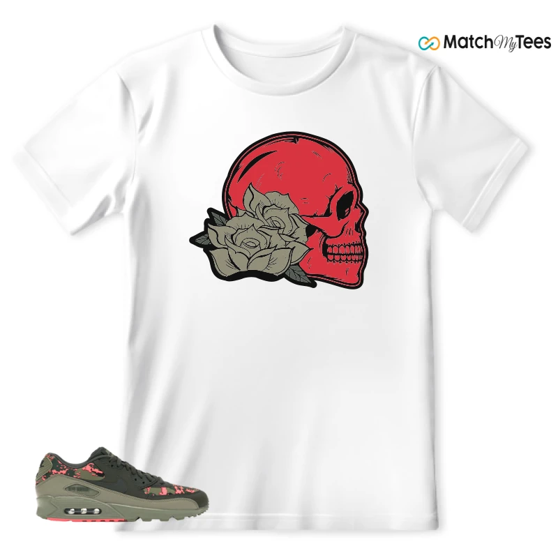 NIKE AIR MAX 90 DIGI CAMO OLIVE SNEAKER Matching Tees t-shirt
