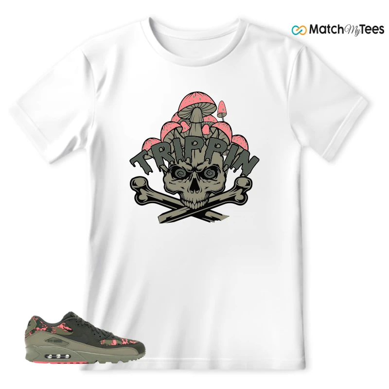 NIKE AIR MAX 90 DIGI CAMO OLIVE SNEAKER Matching Tees t-shirt