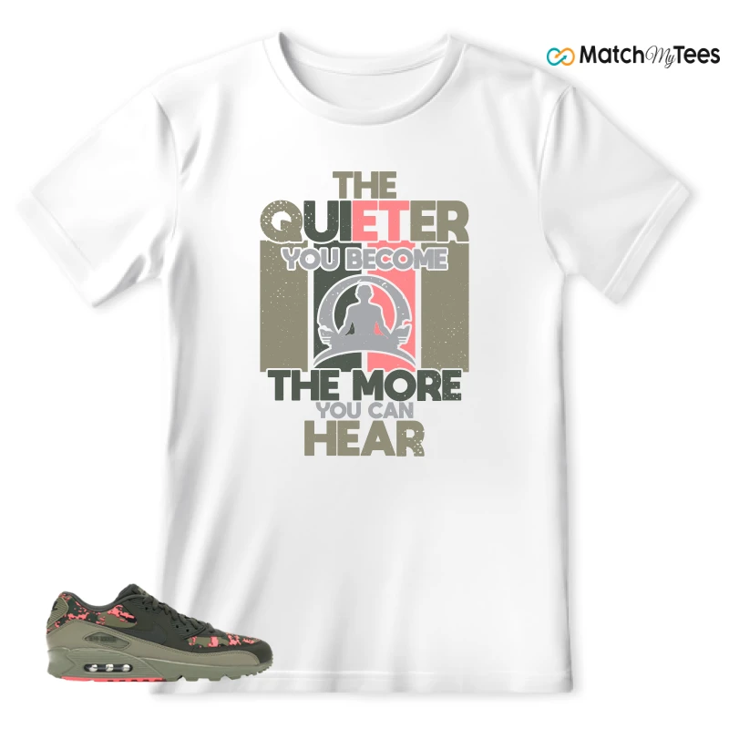 NIKE AIR MAX 90 DIGI CAMO OLIVE SNEAKER Matching Tees t-shirt