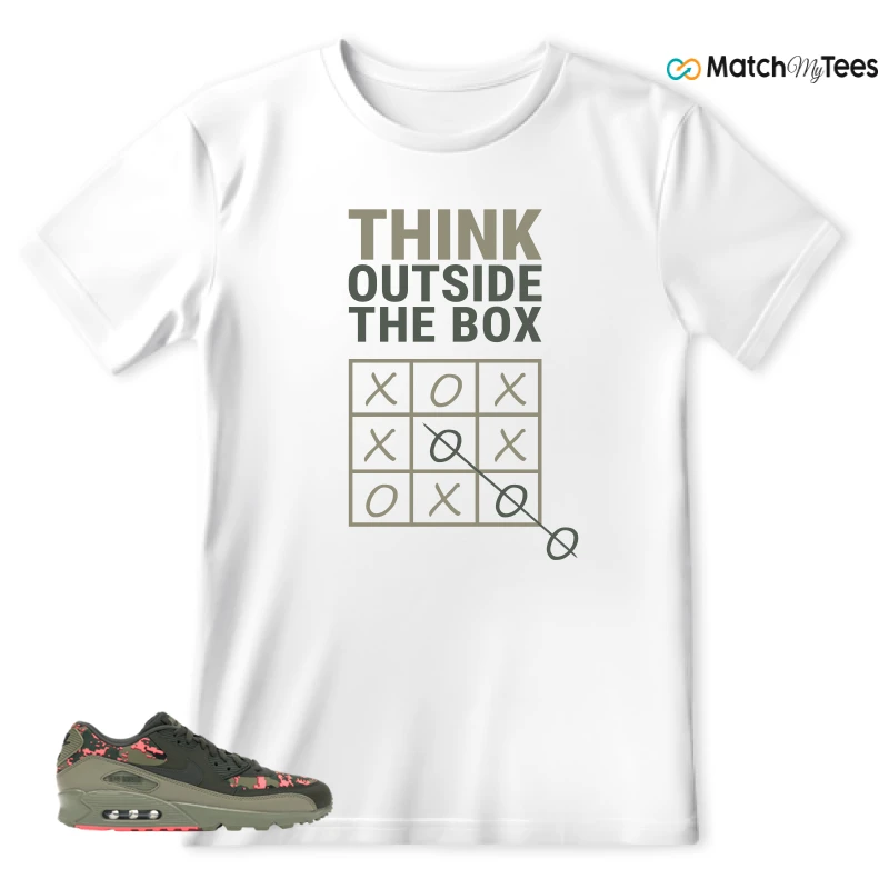 NIKE AIR MAX 90 DIGI CAMO OLIVE SNEAKER Matching Tees t-shirt