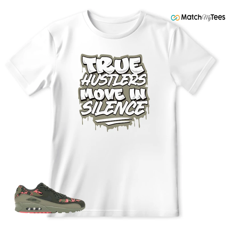 NIKE AIR MAX 90 DIGI CAMO OLIVE SNEAKER Matching Tees t-shirt