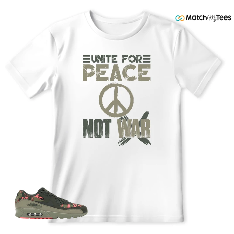 NIKE AIR MAX 90 DIGI CAMO OLIVE SNEAKER Matching Tees t-shirt