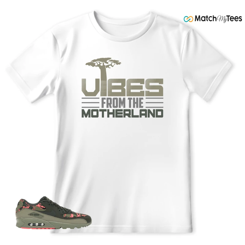 NIKE AIR MAX 90 DIGI CAMO OLIVE SNEAKER Matching Tees t-shirt