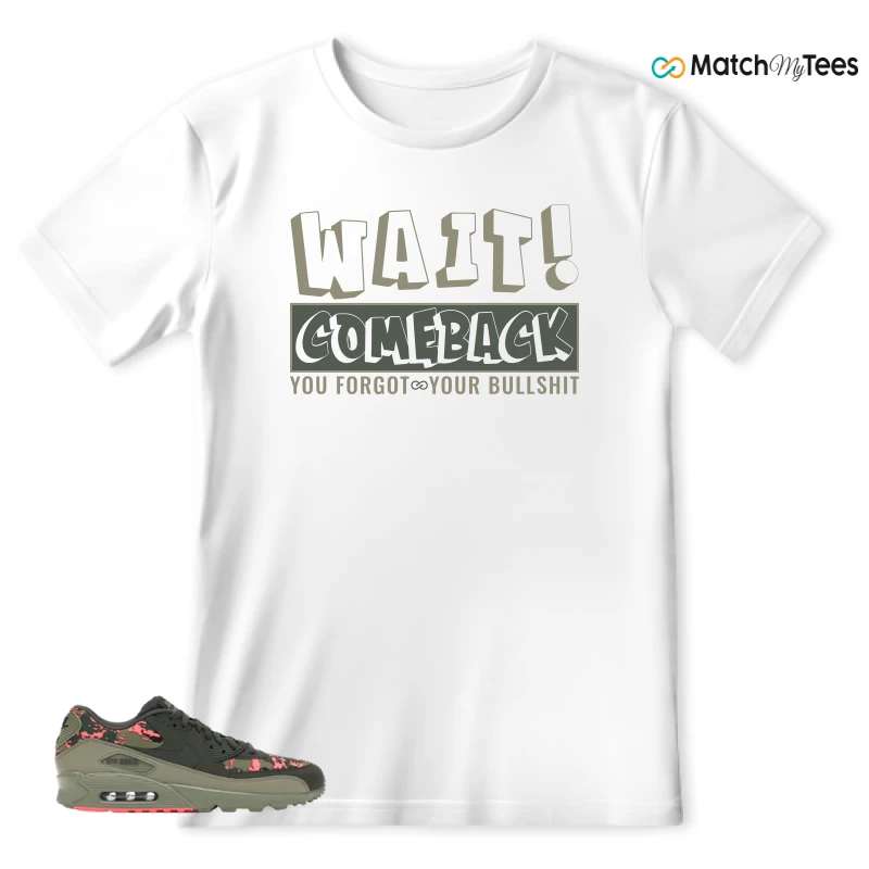 NIKE AIR MAX 90 DIGI CAMO OLIVE SNEAKER Matching Tees t-shirt