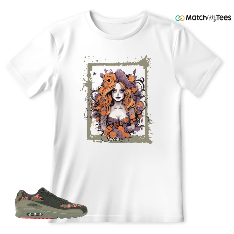 NIKE AIR MAX 90 DIGI CAMO OLIVE SNEAKER Matching Tees t-shirt