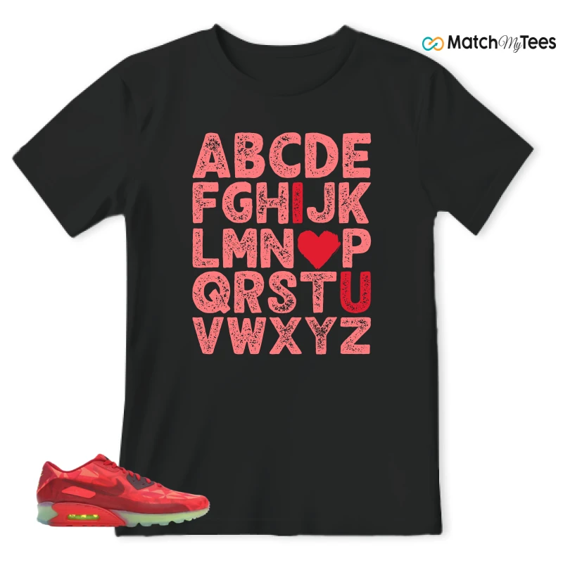 NIKE AIR MAX 90 ICE GYM RED SNEAKER Matching Tees t-shirt