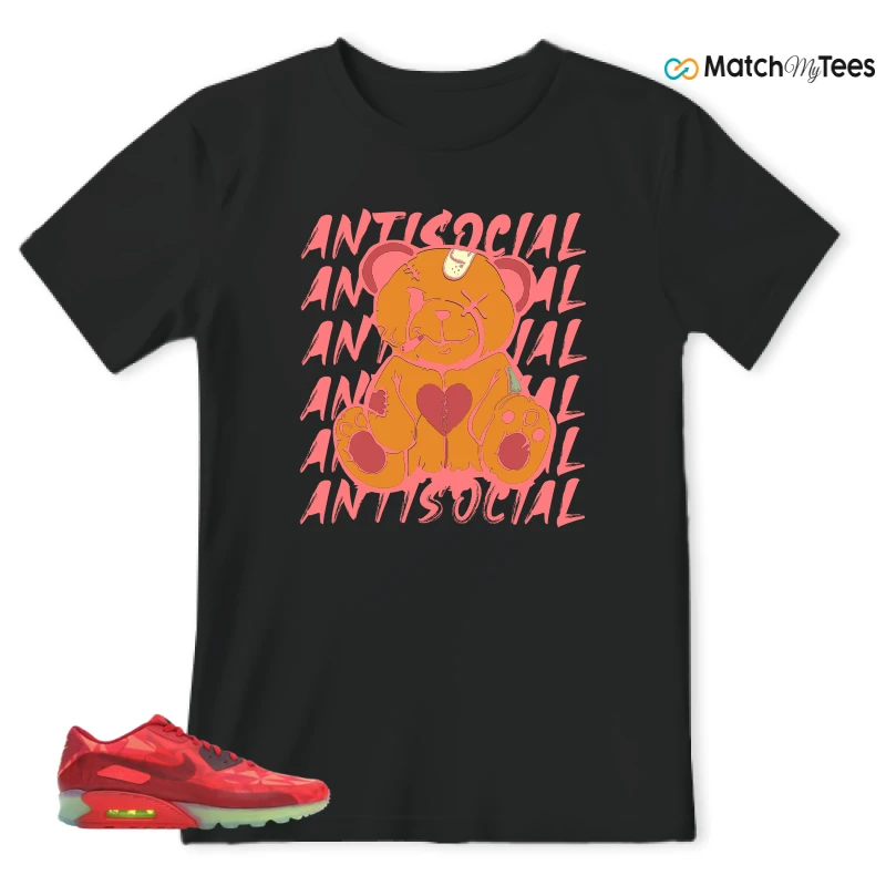 NIKE AIR MAX 90 ICE GYM RED SNEAKER Matching Tees t-shirt