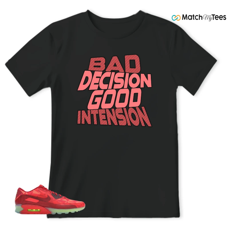 NIKE AIR MAX 90 ICE GYM RED SNEAKER Matching Tees t-shirt