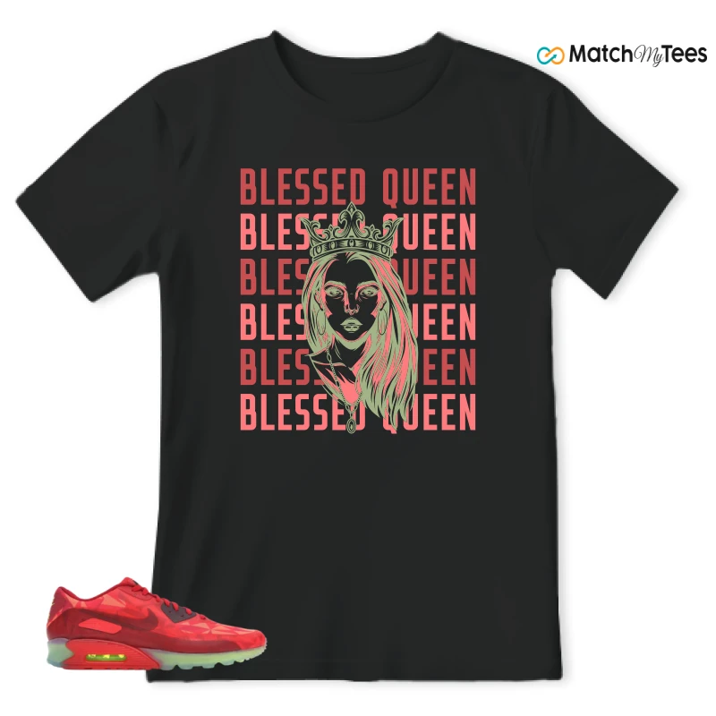 NIKE AIR MAX 90 ICE GYM RED SNEAKER Matching Tees t-shirt