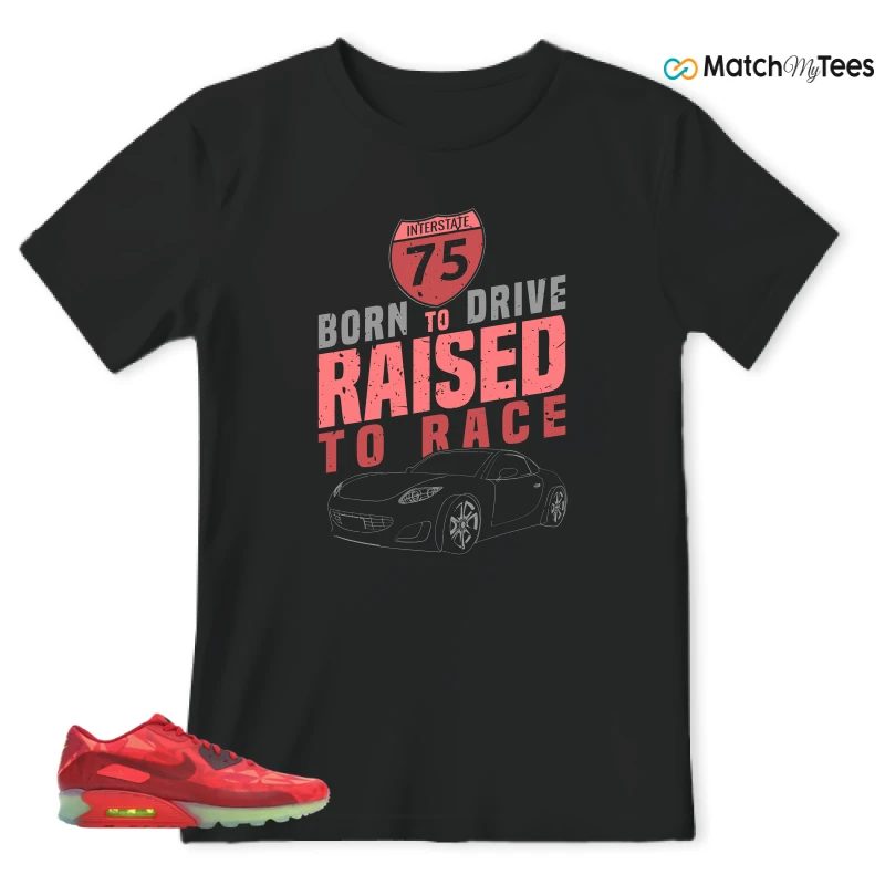 NIKE AIR MAX 90 ICE GYM RED SNEAKER Matching Tees t-shirt