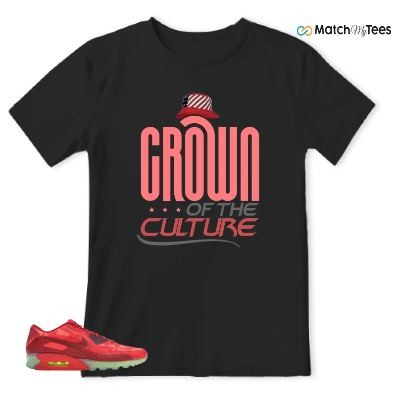 NIKE AIR MAX 90 ICE GYM RED SNEAKER Matching Tees t-shirt