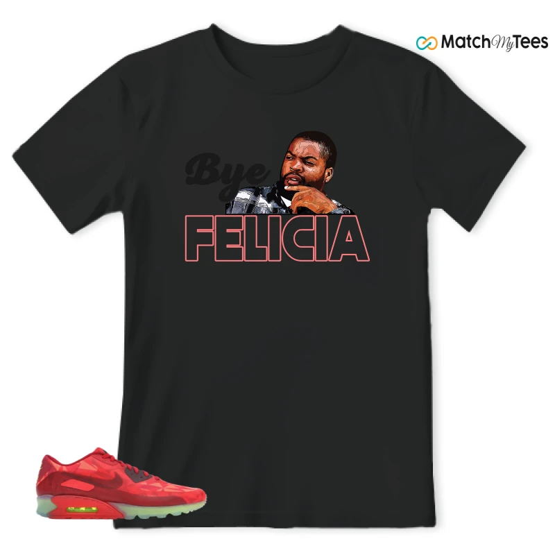 NIKE AIR MAX 90 ICE GYM RED SNEAKER Matching Tees t-shirt