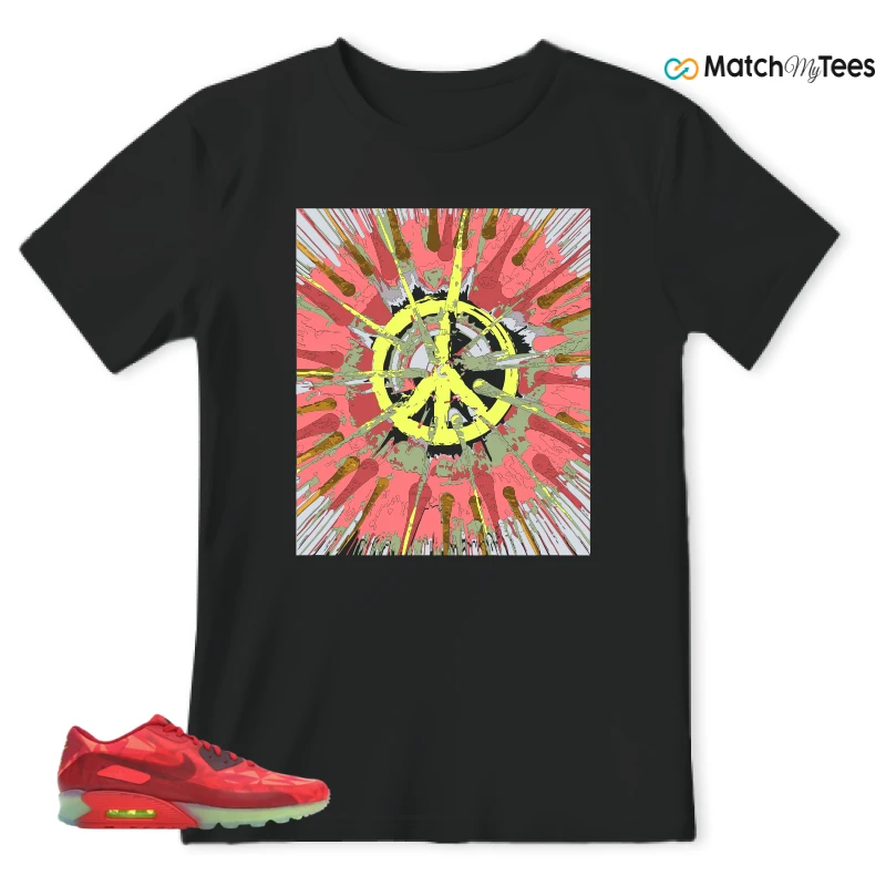 NIKE AIR MAX 90 ICE GYM RED SNEAKER Matching Tees t-shirt