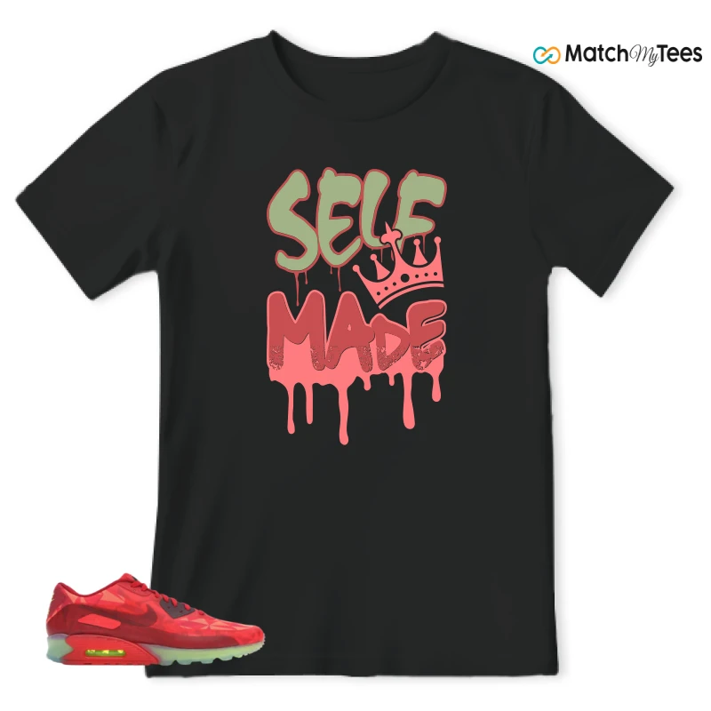 NIKE AIR MAX 90 ICE GYM RED SNEAKER Matching Tees t-shirt