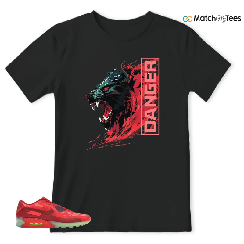 NIKE AIR MAX 90 ICE GYM RED SNEAKER Matching Tees t-shirt