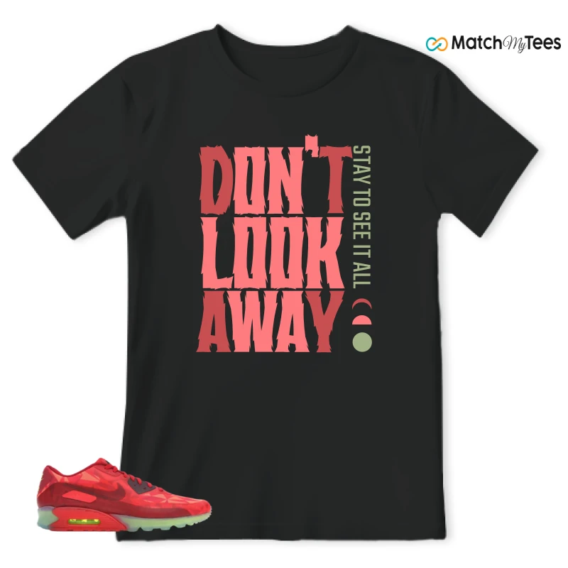 NIKE AIR MAX 90 ICE GYM RED SNEAKER Matching Tees t-shirt