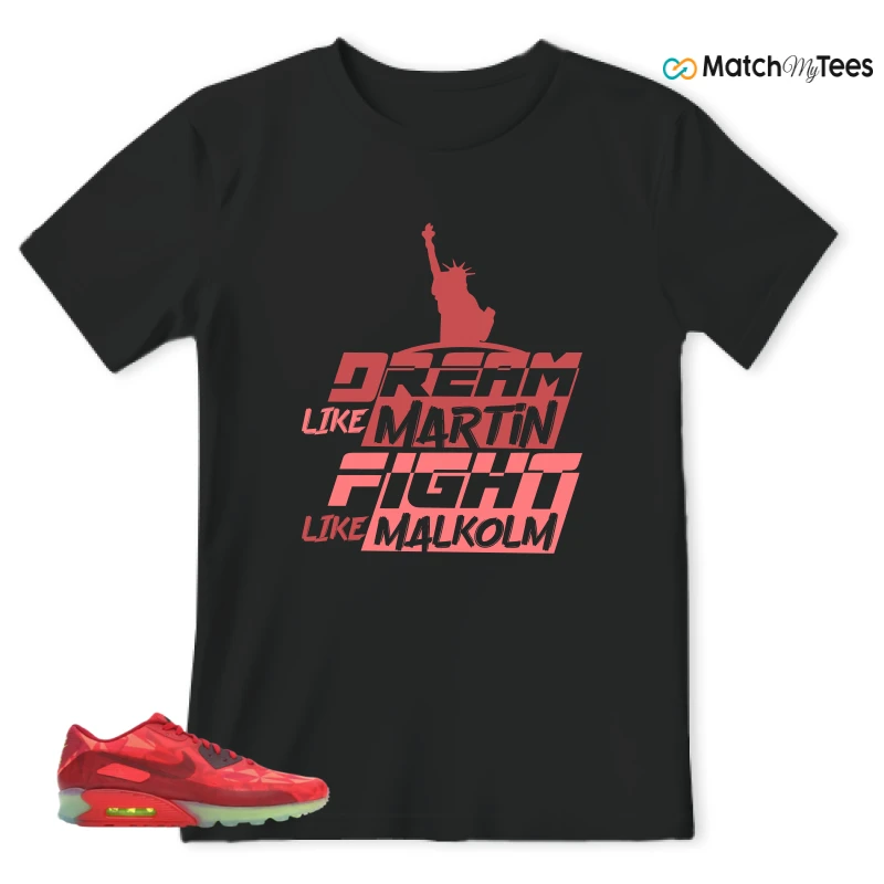 NIKE AIR MAX 90 ICE GYM RED SNEAKER Matching Tees t-shirt