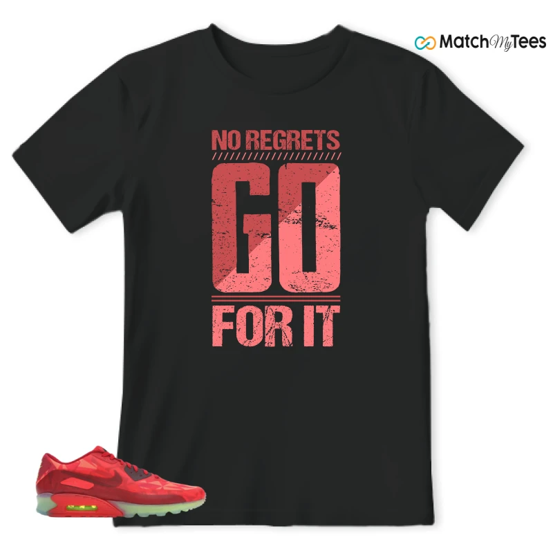 NIKE AIR MAX 90 ICE GYM RED SNEAKER Matching Tees t-shirt