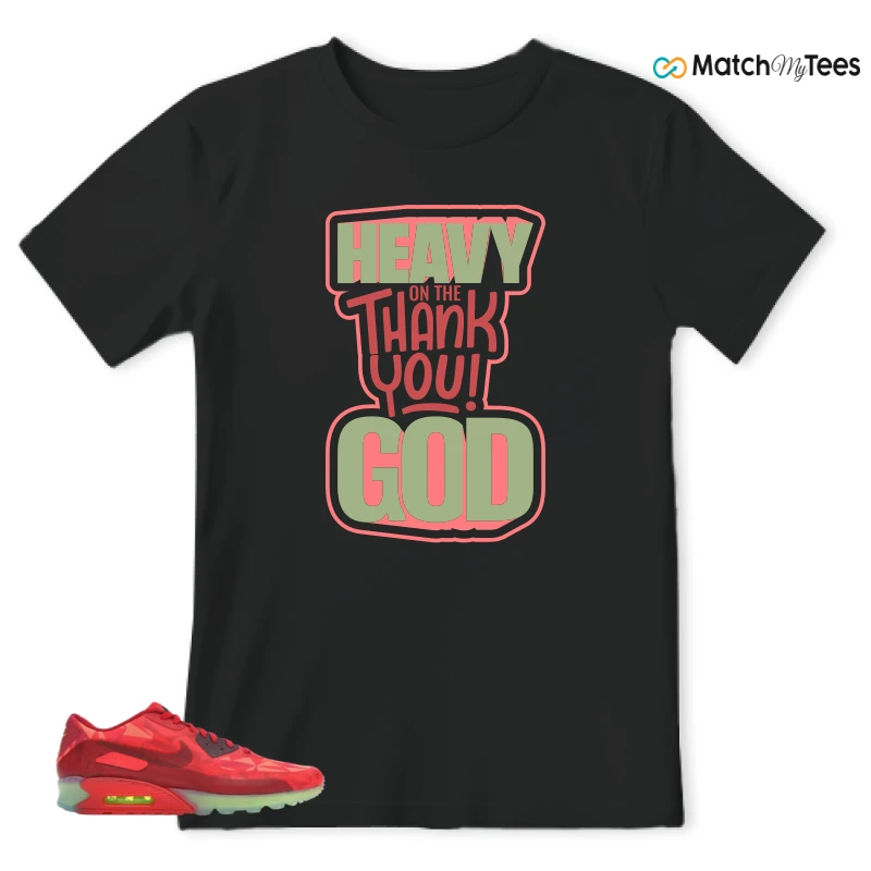 NIKE AIR MAX 90 ICE GYM RED SNEAKER Matching Tees t-shirt