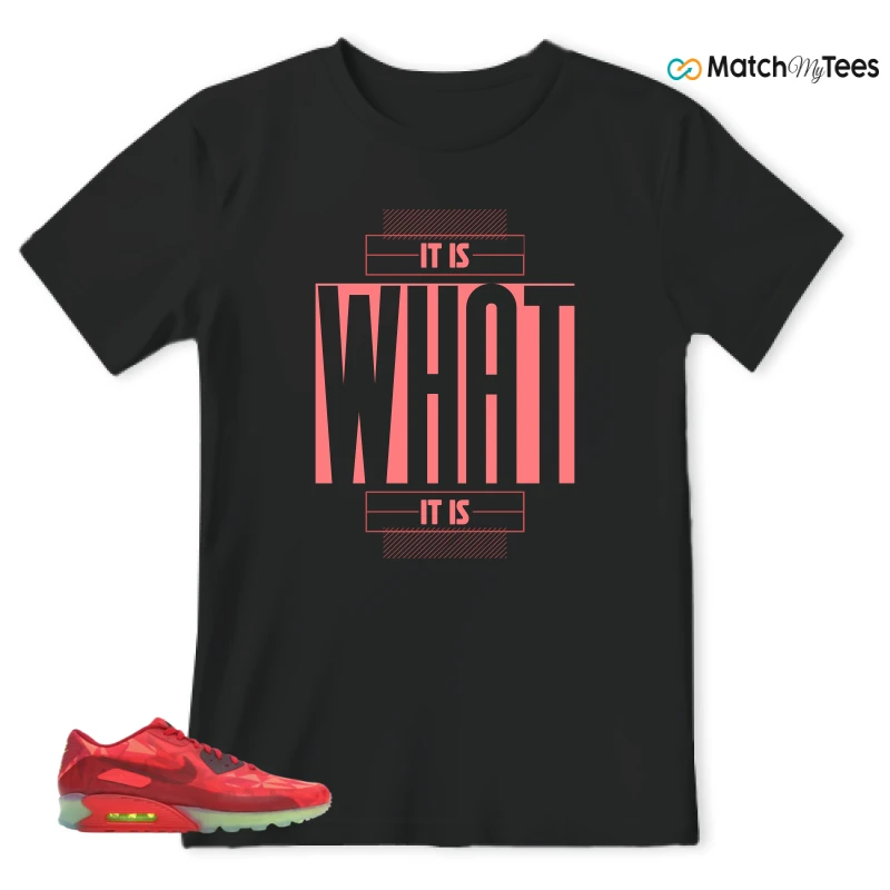 NIKE AIR MAX 90 ICE GYM RED SNEAKER Matching Tees t-shirt