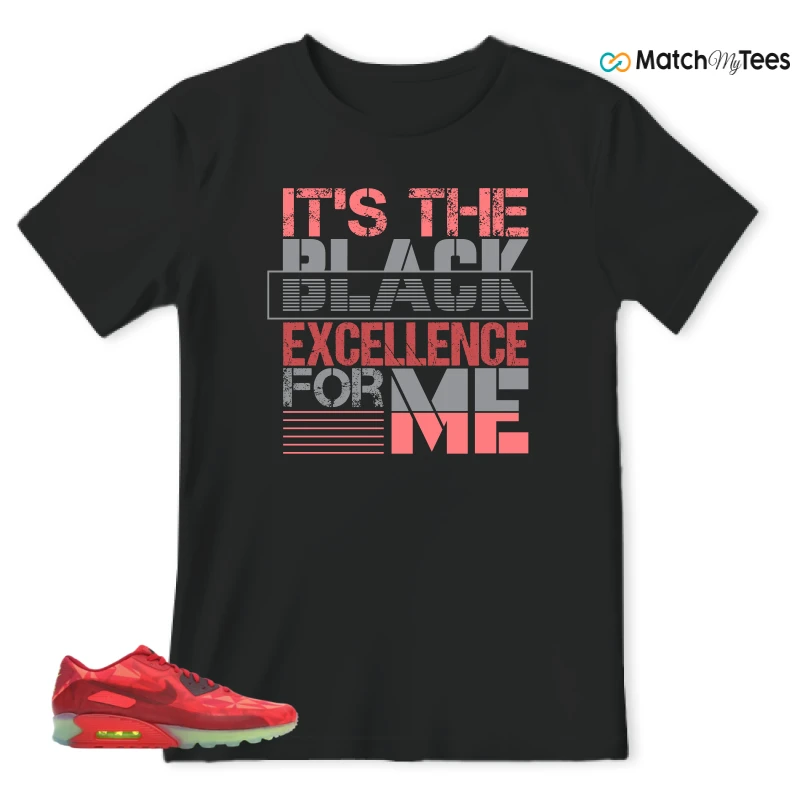 NIKE AIR MAX 90 ICE GYM RED SNEAKER Matching Tees t-shirt