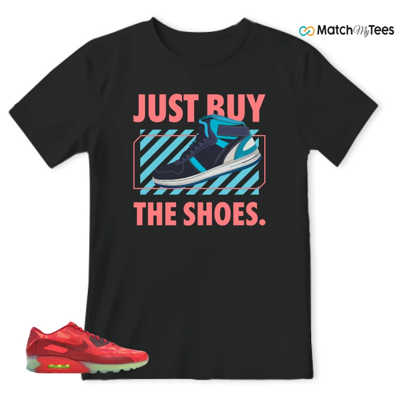 NIKE AIR MAX 90 ICE GYM RED SNEAKER Matching Tees t-shirt
