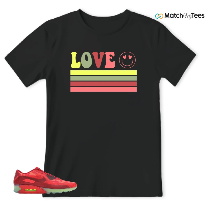 NIKE AIR MAX 90 ICE GYM RED SNEAKER Matching Tees t-shirt