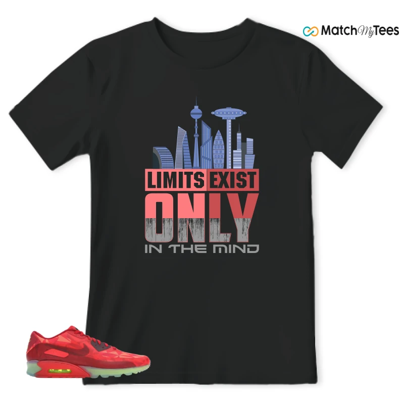 NIKE AIR MAX 90 ICE GYM RED SNEAKER Matching Tees t-shirt