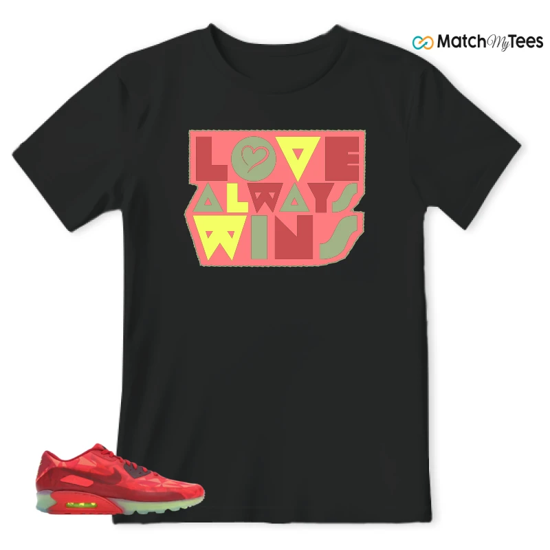 NIKE AIR MAX 90 ICE GYM RED SNEAKER Matching Tees t-shirt