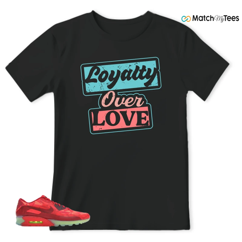 NIKE AIR MAX 90 ICE GYM RED SNEAKER Matching Tees t-shirt