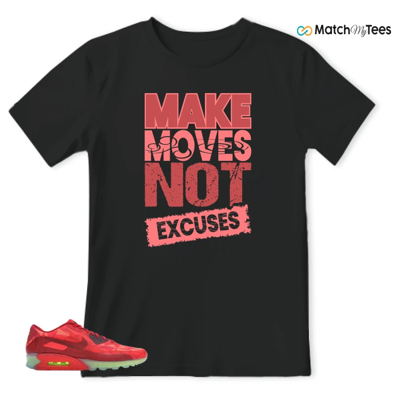 NIKE AIR MAX 90 ICE GYM RED SNEAKER Matching Tees t-shirt