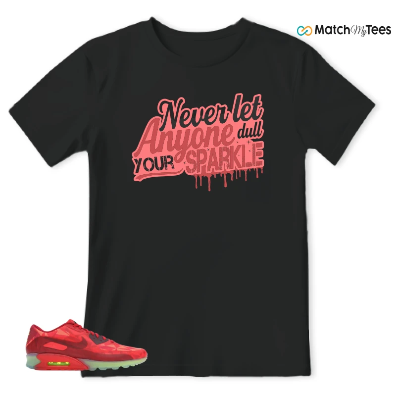NIKE AIR MAX 90 ICE GYM RED SNEAKER Matching Tees t-shirt