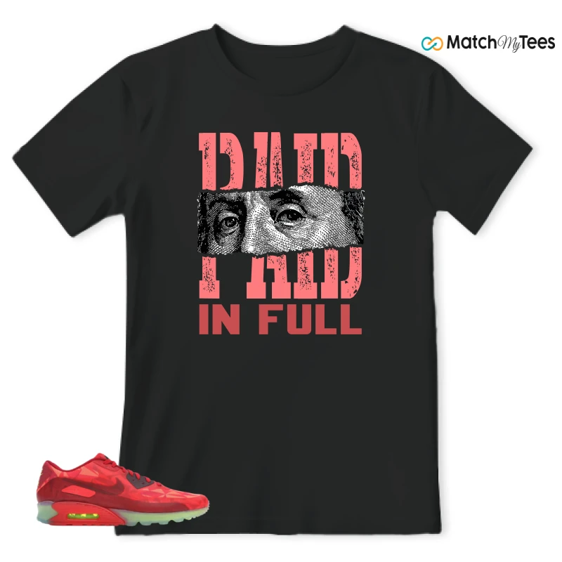 NIKE AIR MAX 90 ICE GYM RED SNEAKER Matching Tees t-shirt