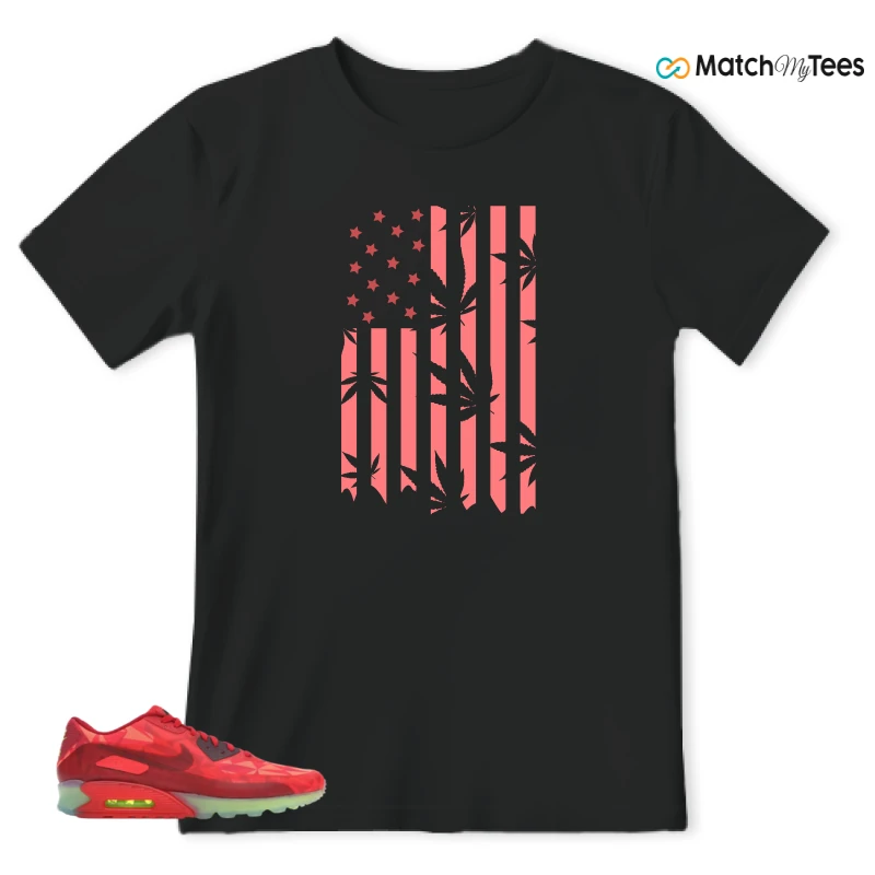 NIKE AIR MAX 90 ICE GYM RED SNEAKER Matching Tees t-shirt