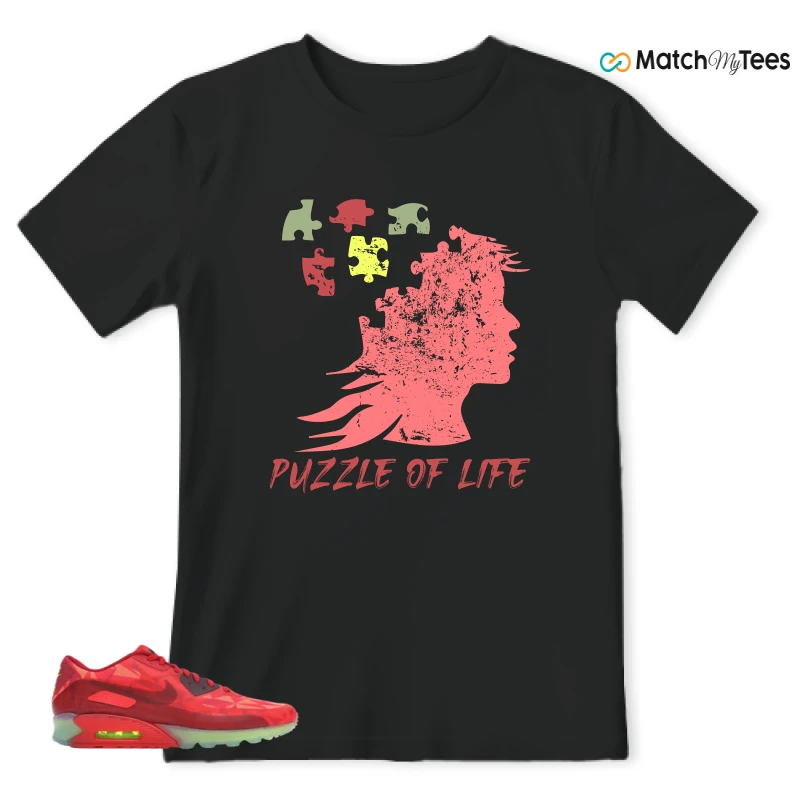NIKE AIR MAX 90 ICE GYM RED SNEAKER Matching Tees t-shirt