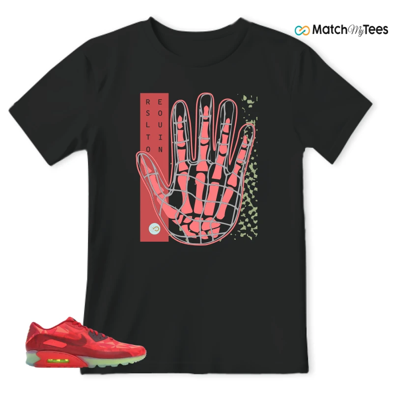NIKE AIR MAX 90 ICE GYM RED SNEAKER Matching Tees t-shirt