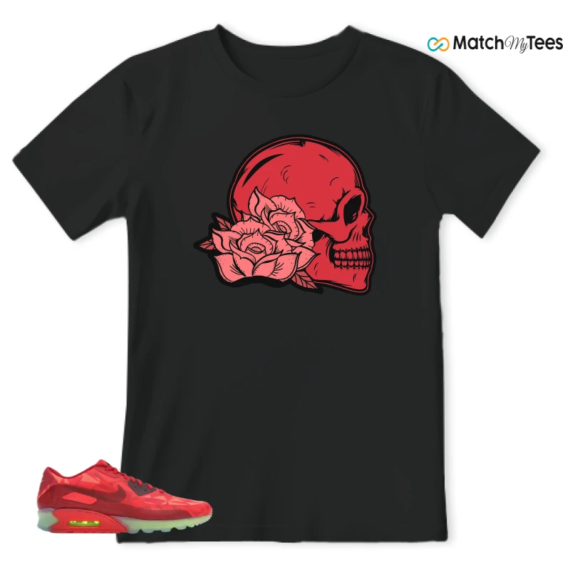 NIKE AIR MAX 90 ICE GYM RED SNEAKER Matching Tees t-shirt