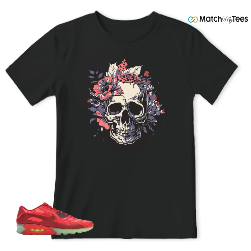 NIKE AIR MAX 90 ICE GYM RED SNEAKER Matching Tees t-shirt