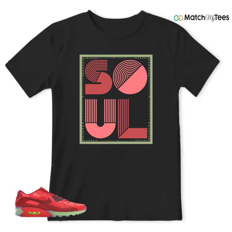 NIKE AIR MAX 90 ICE GYM RED SNEAKER Matching Tees t-shirt