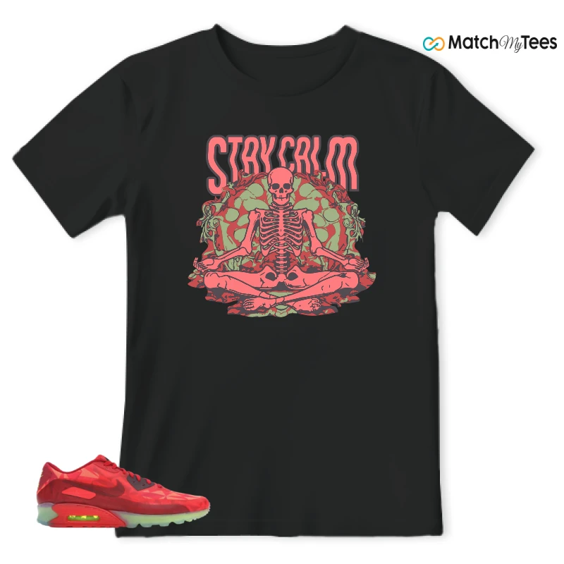 NIKE AIR MAX 90 ICE GYM RED SNEAKER Matching Tees t-shirt