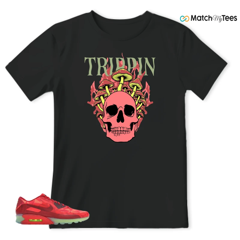 NIKE AIR MAX 90 ICE GYM RED SNEAKER Matching Tees t-shirt
