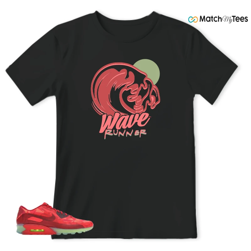 NIKE AIR MAX 90 ICE GYM RED SNEAKER Matching Tees t-shirt